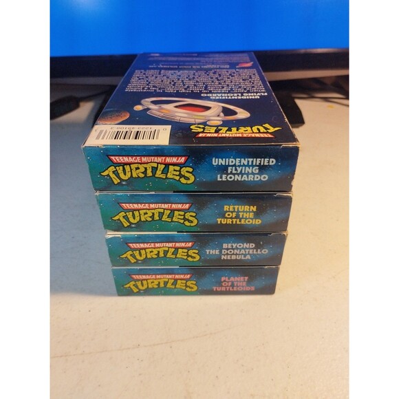 VTG 1993 Teenage Mutant Ninja Turtles TMNT "Out of This World!" VHS Set - RARE - Picture 4 of 7